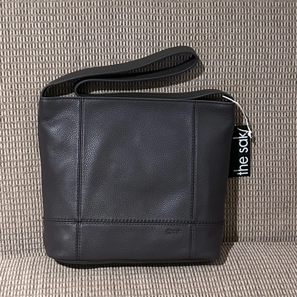 THE SAK Deep Indigo Genuine Leather De Young Hobo Shoulder Bag NWTS